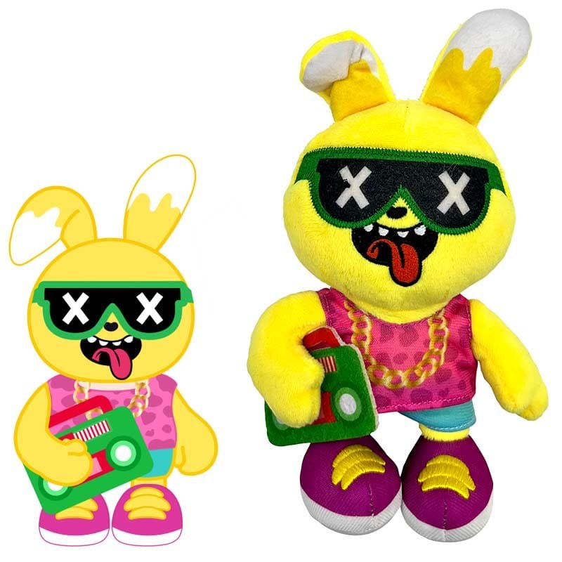 Custom Rock Bunny Plush Character 5 2